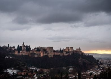 Alhambra at Sunset