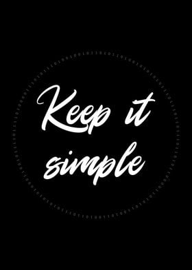 Keep It Simple