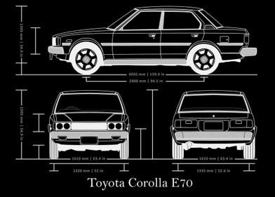 Toyota Corolla E70 1979 