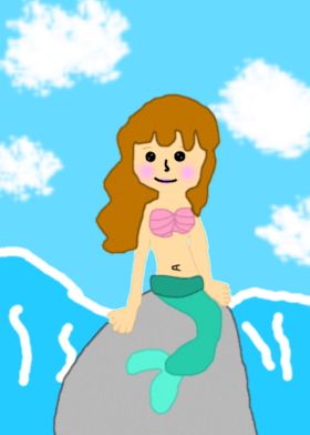 Mermaid on a Rock
