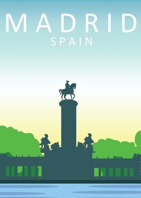 Palace monument Madrid