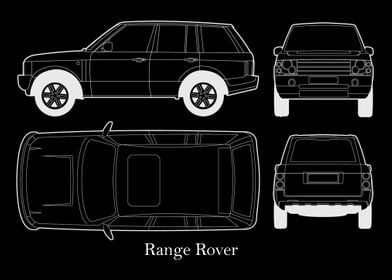 Range Rover blueprint