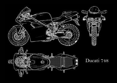 Ducati 748 Blueprint