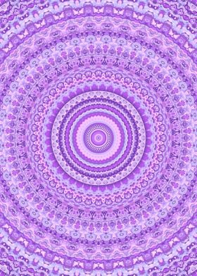 Pastel  Hippie Mandala