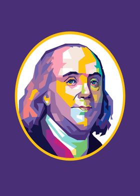 Benjamin Franklin Pop Art