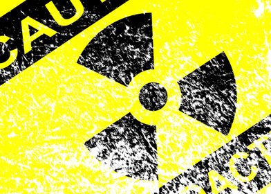 Radioactive Grunge Sign