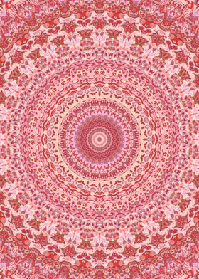 Vibrant Hippie Mandala