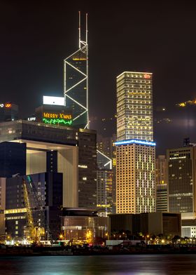 Hong Kong Wan Chai skyline