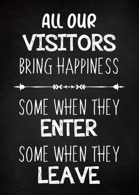 Funny Visitors Happiness