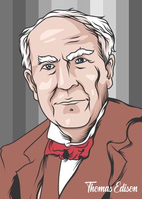 Thomas Edison Portrait