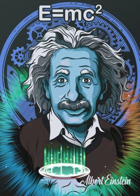 Albert Einstein Portrait