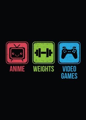 Anime Weights Video Games