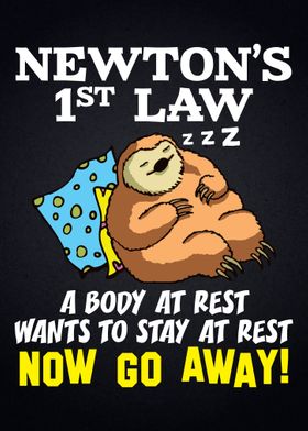 Sloth Newton Law Physics