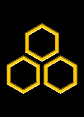 Three Hexagons Symbol