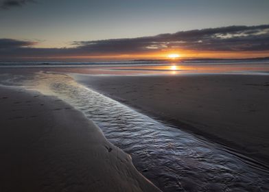 Aberavon beach sunset