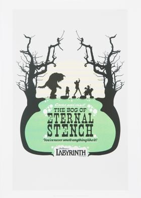 Official Labyrinth Bog of Eternal Stench Metal Sign 