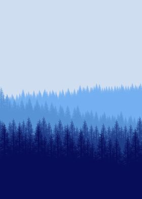 FLAT LANDSCAPE FOREST