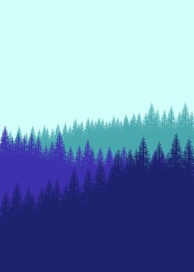 FLAT LANDSCAPE FOREST