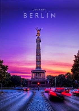 Berlin night view