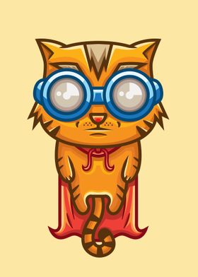 Super Cat Illustration