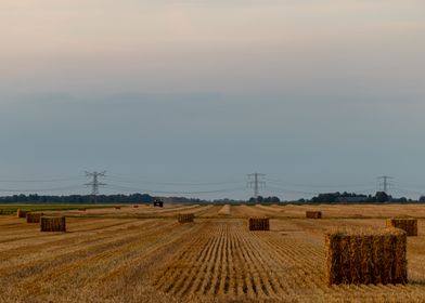 Harvesting hay