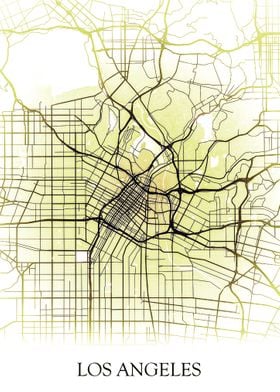 Los Angeles California Map