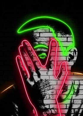 Mac Miller Neon Light