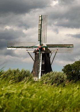 Proud Dutch windmill