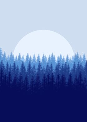 FLAT LANDSCAPE FOREST