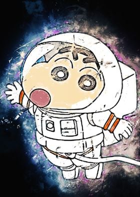 sinchan on space