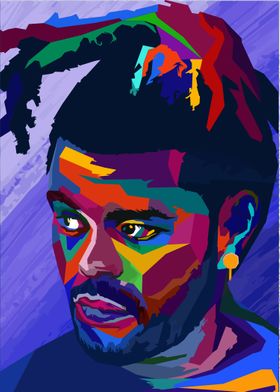 The Weeknd Abstract 