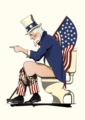 Uncle Sam Toilet