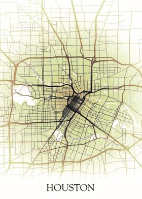 Houston Texas City Map