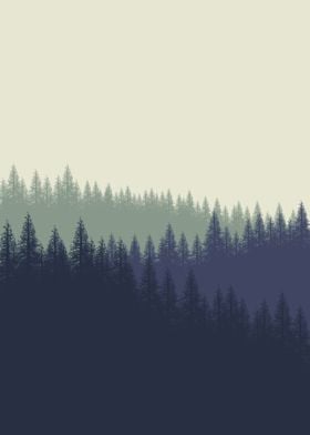 FLAT LANDSCAPE FOREST