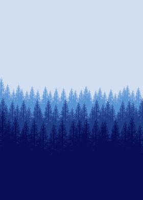 FLAT LANDSCAPE FOREST