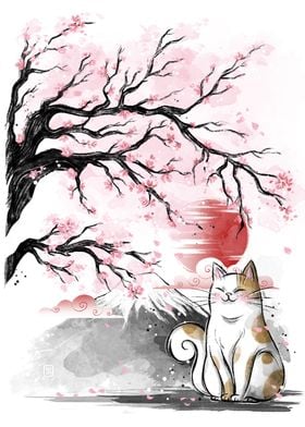 Sakura cat