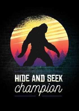 'Bigfoot Hide And Seek' Poster by PosterWorld | Displate