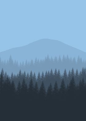 FLAT LANDSCAPE MOUNTAIN