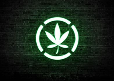 Cannabis Weed Neon