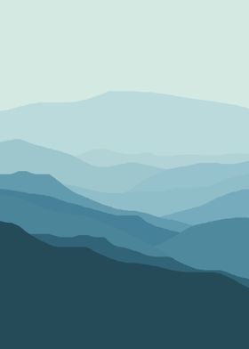 FLAT LANDSCAPE MOUNTAIN