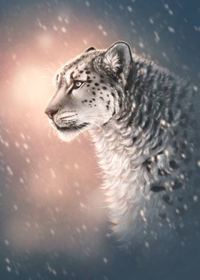 Snow Leopard Portrait