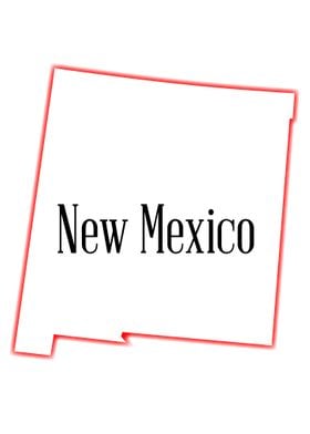 New Mexico State Map