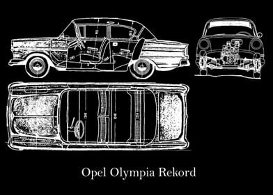 Opel Olympia Rekord 1958 