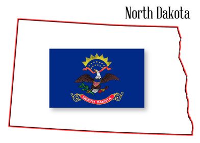 North Dakota State Map