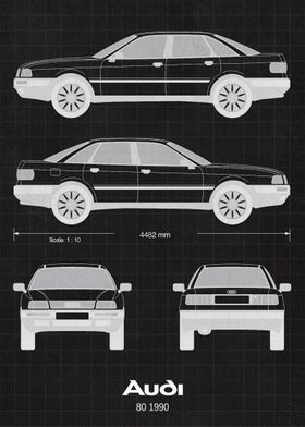 Sedan Car Blueprints-preview-2
