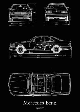  Mercedes Benz 560SEC