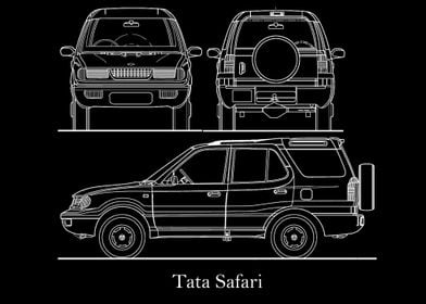 Tata Safari 2010 Blueprint