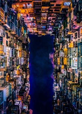 Hong Kong night view