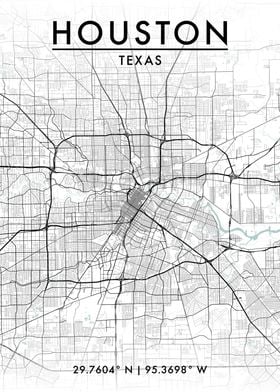 Houston City Map