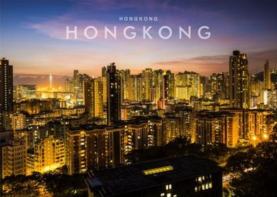 Hong Kong night view